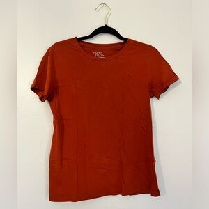 Orange women's shirt, size small, Time and Tru brand